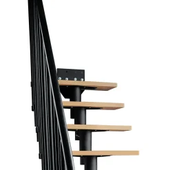 ATRIUM Modulaire Trap – Dixi Vertical 80 – 13 Treden – Beuken – RAL 9005
