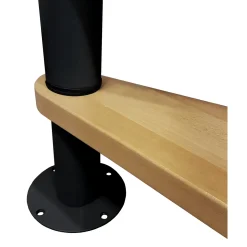 Atrium Wenteltrap – Novo 140 Type 6 – 12 Treden + Platform – Eiken – Ral 9005