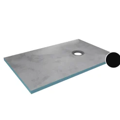Aurlane - Douchebak Om Te Betegelen - Rainy / Sans Bonde - Grijs - 140x140x200c