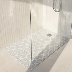 Aurlane - Douchebak Om Te Betegelen - Rainy / Sans Bonde - Grijs - 140x140x200c
