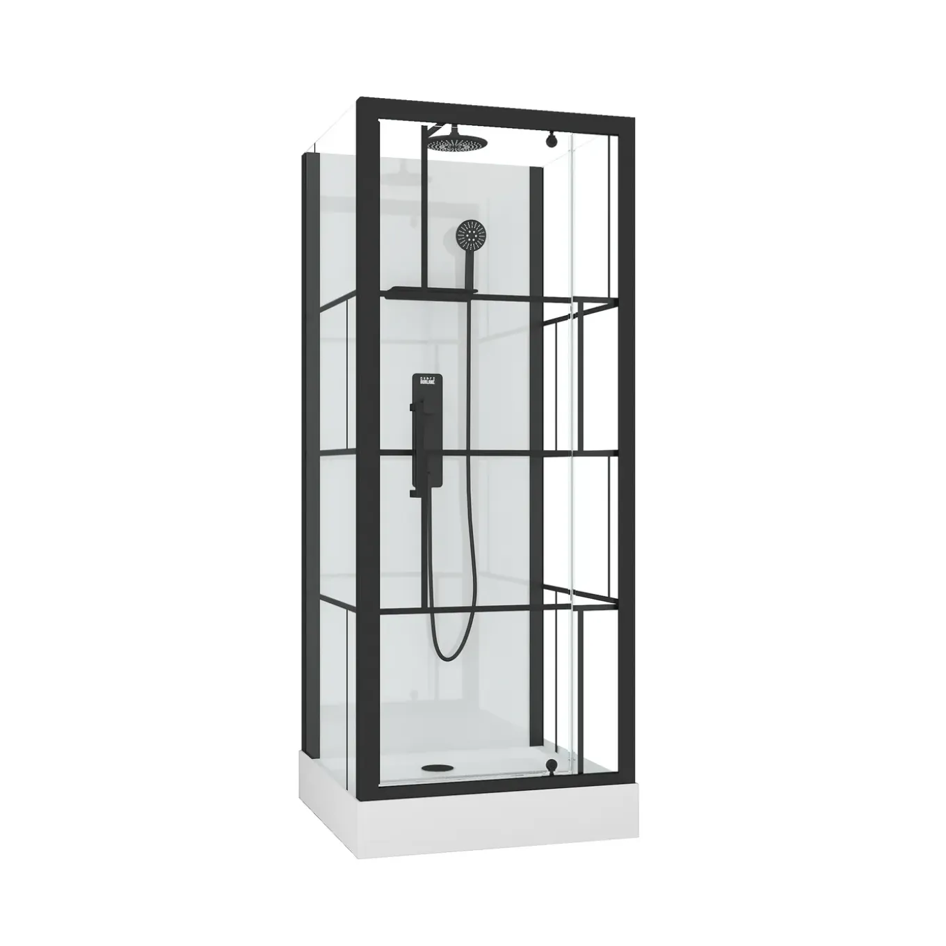 Aurlane - Douchecabine - Rubiq - Wit - 80x80x198cm