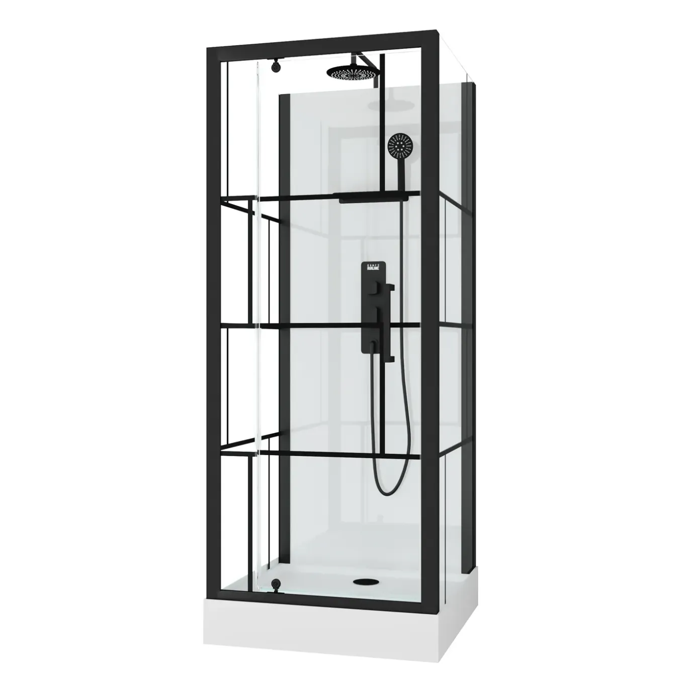 Aurlane - Douchecabine - Rubiq - Wit - 80x80x198cm