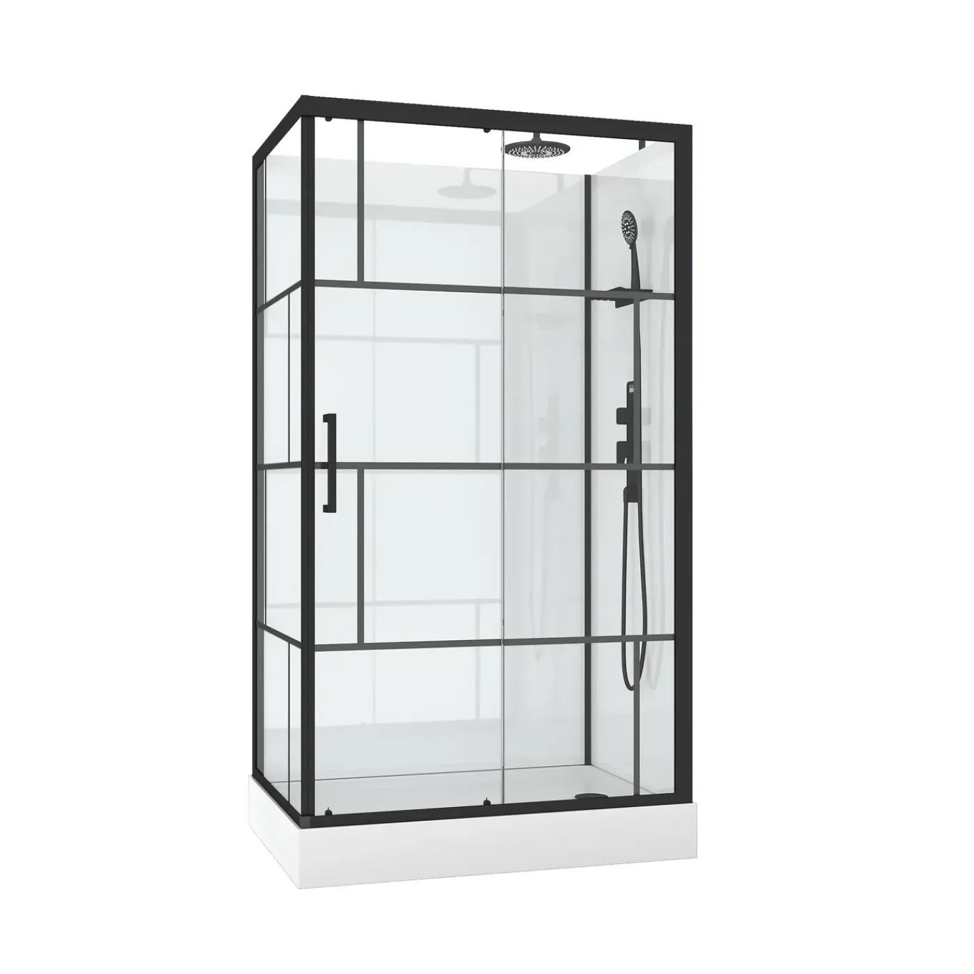 Aurlane - Douchecabine - Rubiq - Wit - 110x110x198cm