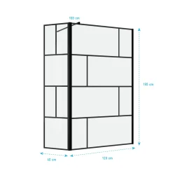 Aurlane - Douchewand - Blocks / Pivot - Andere - 160x120x195cm