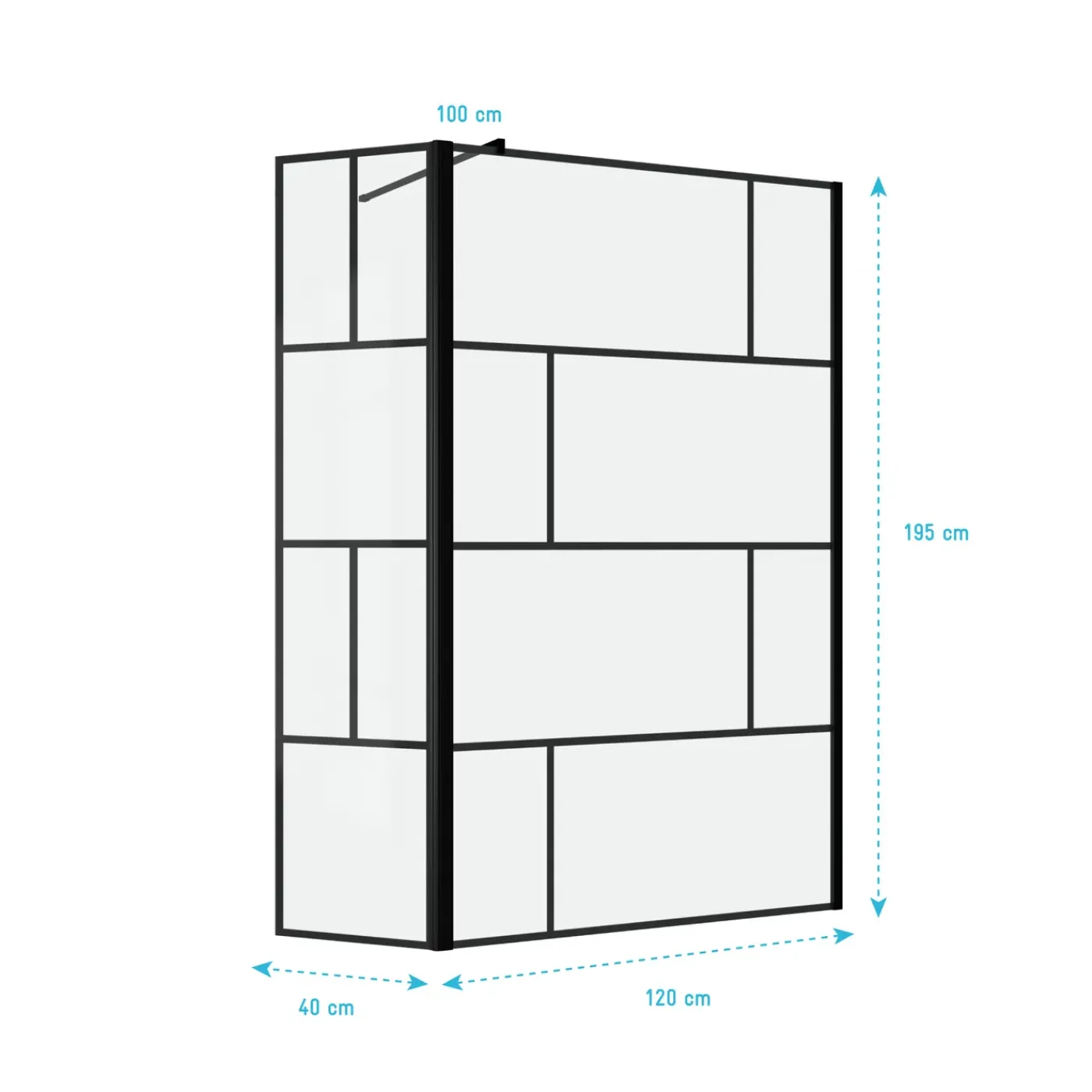 Aurlane - Douchewand - Blocks / Pivot - Andere - 160x120x195cm
