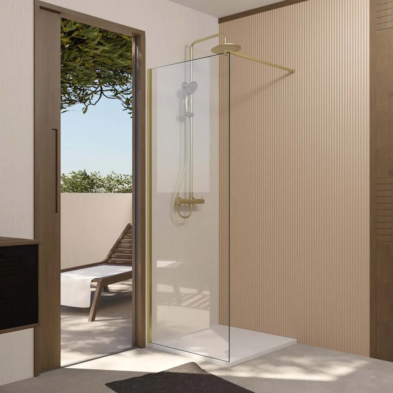 Aurlane - Douchewand - Elementary - Andere - 70x70x195cm