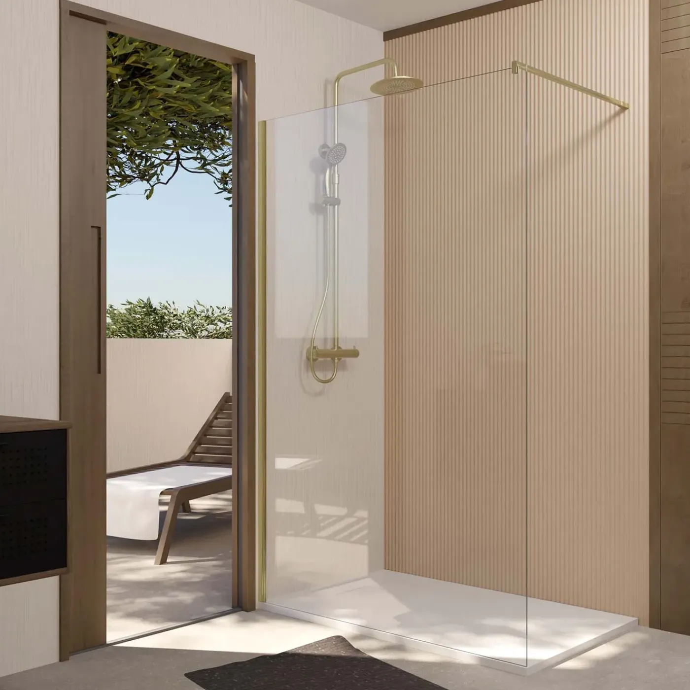 Aurlane - Douchewand - Elementary - Andere - 140x140x195cm