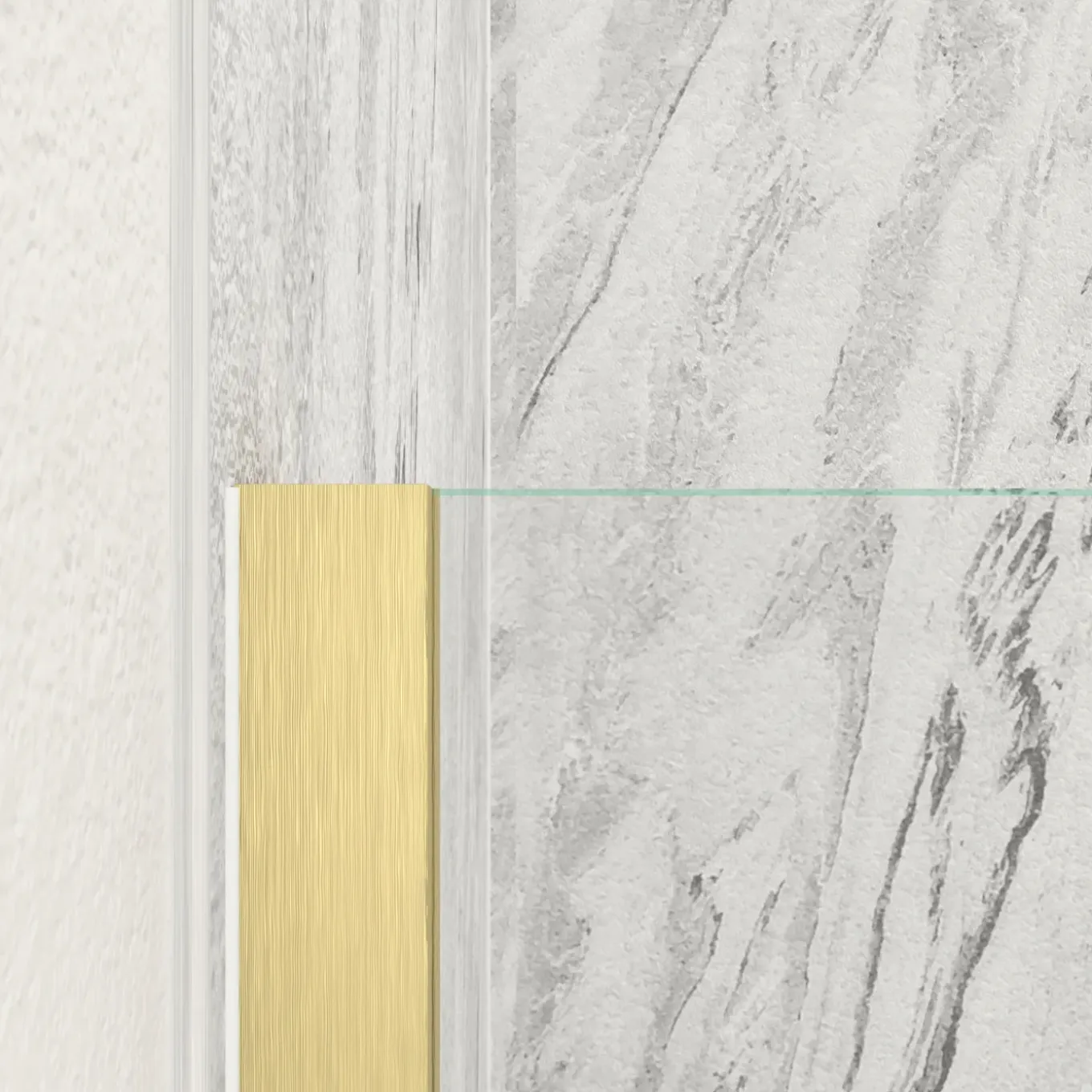 Aurlane - Douchewand - Freedom 2 / Barre De Plafond - Andere - 80x80x200cm