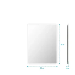 Aurlane - Led Verlichte Badkamerspiegel - Go - Andere - 80x60x60cm