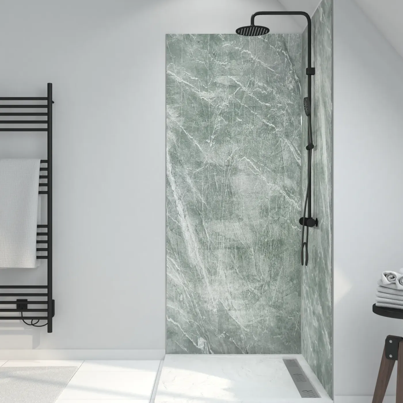 Aurlane wandpaneel 90x210cm Artic Green