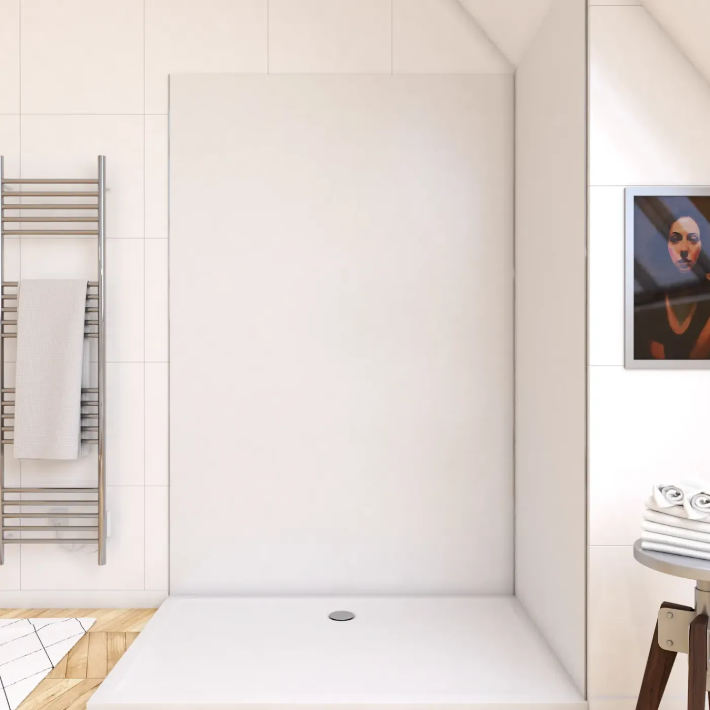 Aurlane wandpaneel 120x210cm wit