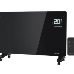 Auronic Elektrische Kachel – Met Thermostaat En Afstandsbediening - 2000w Heater - Zwart