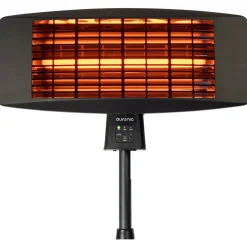 Auronic Terrasverwarmer - Zwart - Staand/hangend - 2000w - Afstandsbediening