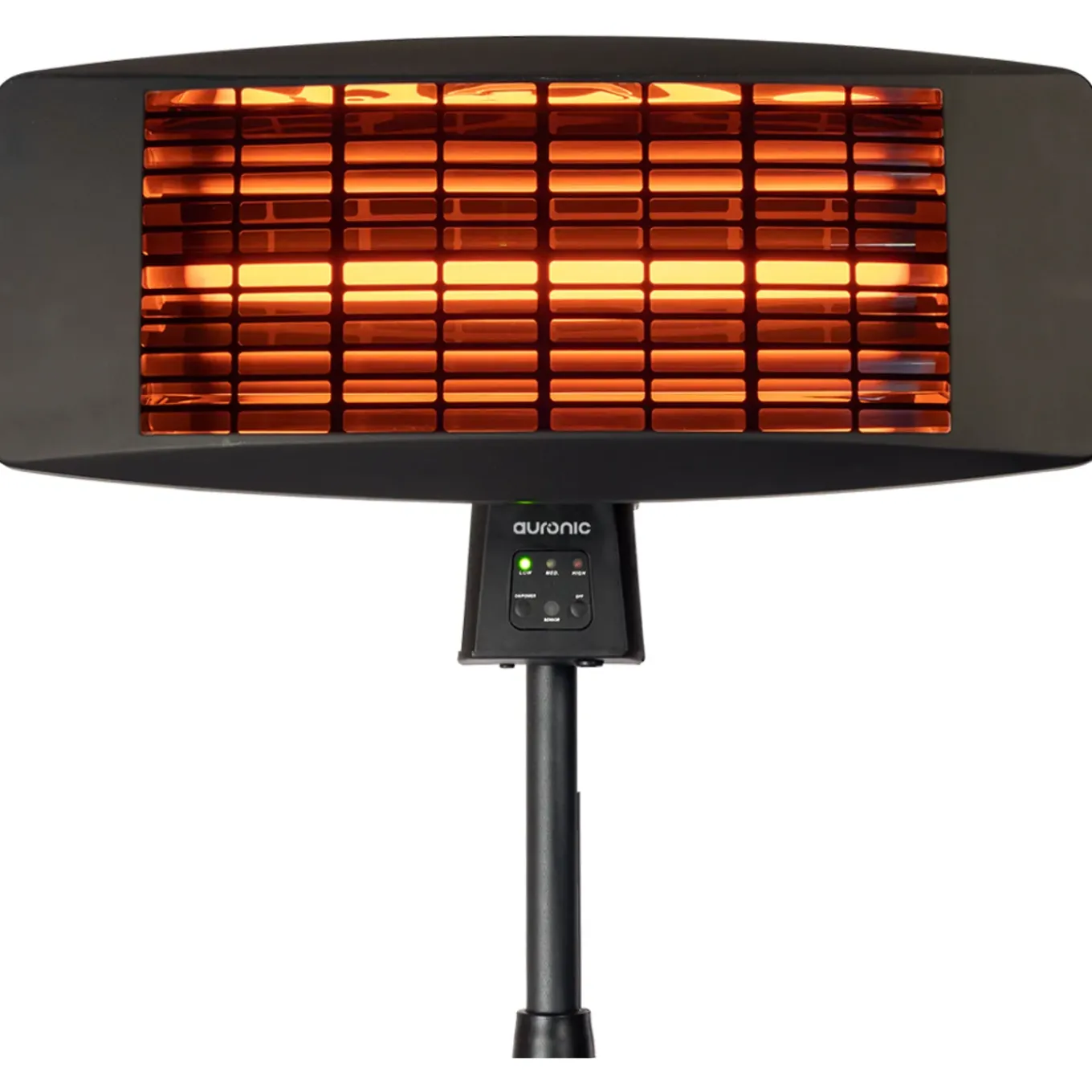 Auronic Terrasverwarmer - Zwart - Staand/hangend - 2000w - Afstandsbediening