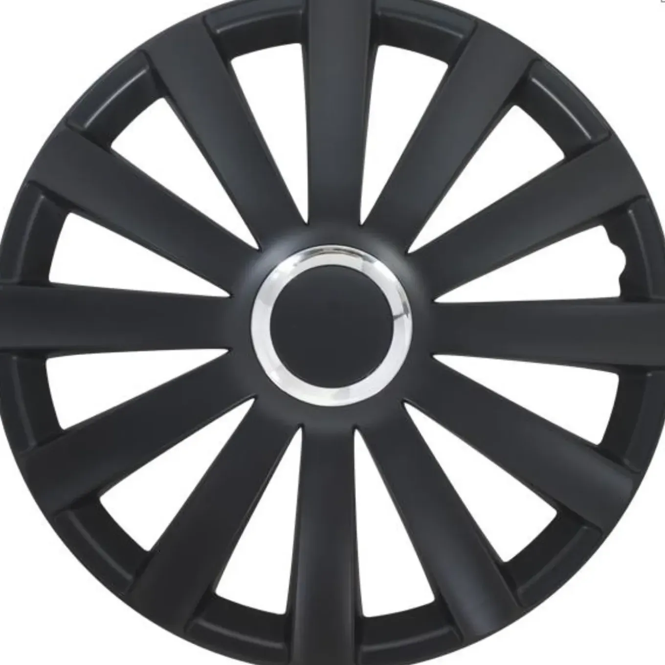 Autostyle Wieldoppen Set - 17 Inch - Spyder Zwart