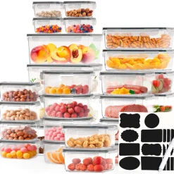 Avalo Vershoudbakjes - Meal Prep Bakjes - Diepvries Bakjes - 30 Delige Set - Bpa Vrij