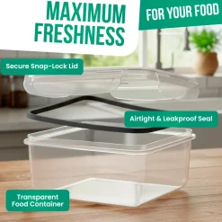 Strex Avalo Vershoudbakjes - Meal Prep Bakjes - Diepvries Bakjes - 30 Delige Set - Bpa Vrij