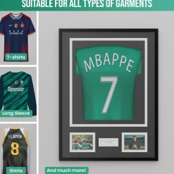 Avalo Wissellijst Aluminium Voetbalshirt - 3d Box Frame - 60x80 Cm - Diepe Fotolijst