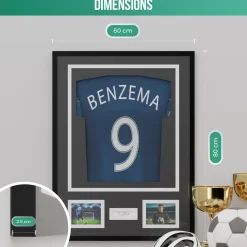Avalo Wissellijst Aluminium Voetbalshirt - 3d Box Frame - 60x80 Cm - Diepe Fotolijst