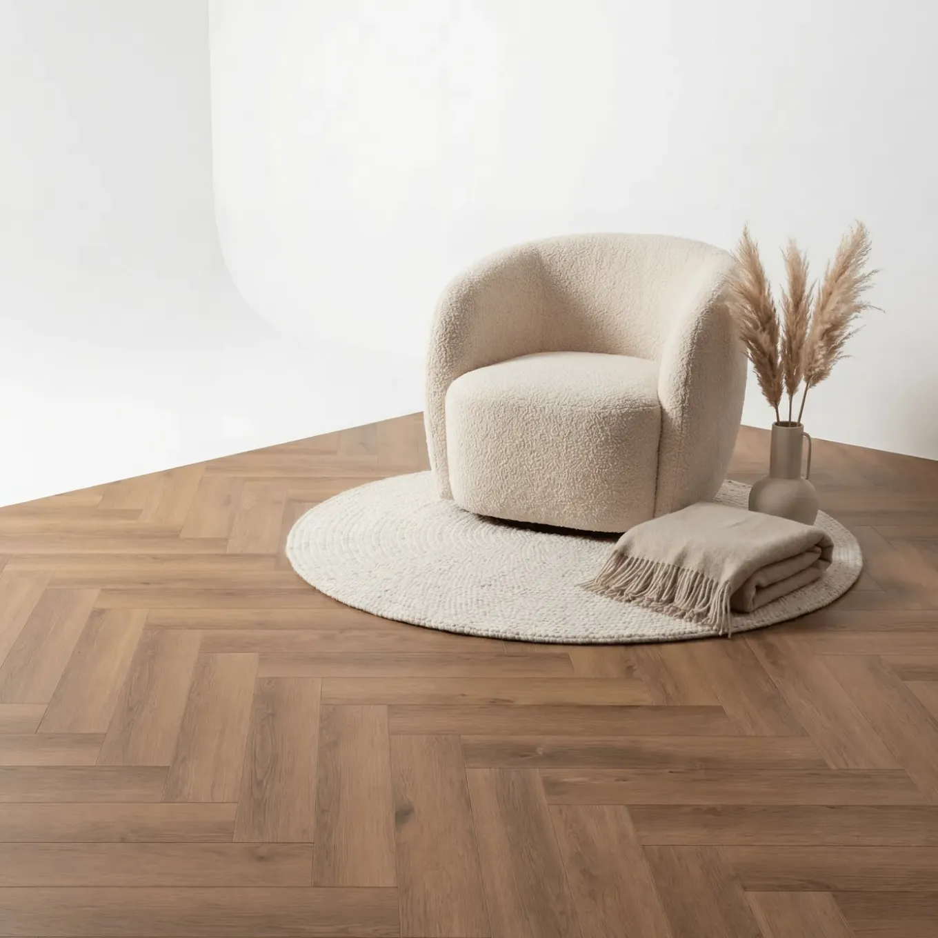 Avenza Essence Visgraat Dark Oak Klik Pvc