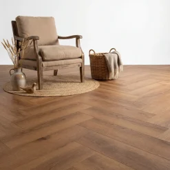 Avenza Essence Visgraat Dark Oak Klik Pvc