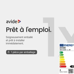 Avide Led Insteeklamp G4 - 1.2w 90lm 2700k 12v - Warm Wit Licht - Vervangt 10w - 1 Stuk