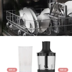 Aviro 6-in-1 Staafmixer 1000w - Set - 20 Snelheden - Hakmolen, Melkopschuimer, Garde & Maatbeker