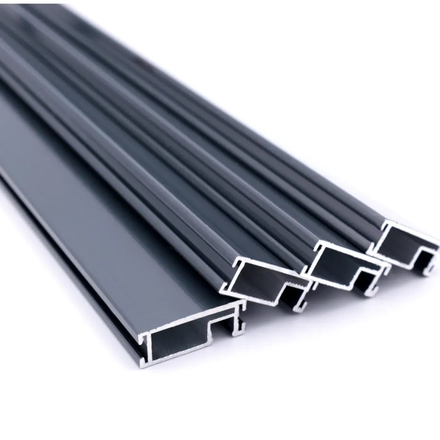 AVOSDIM Aluminium Horframe Profielen Set Grijs Ral7016 100 Cm Inkortbaar 4 Stuks