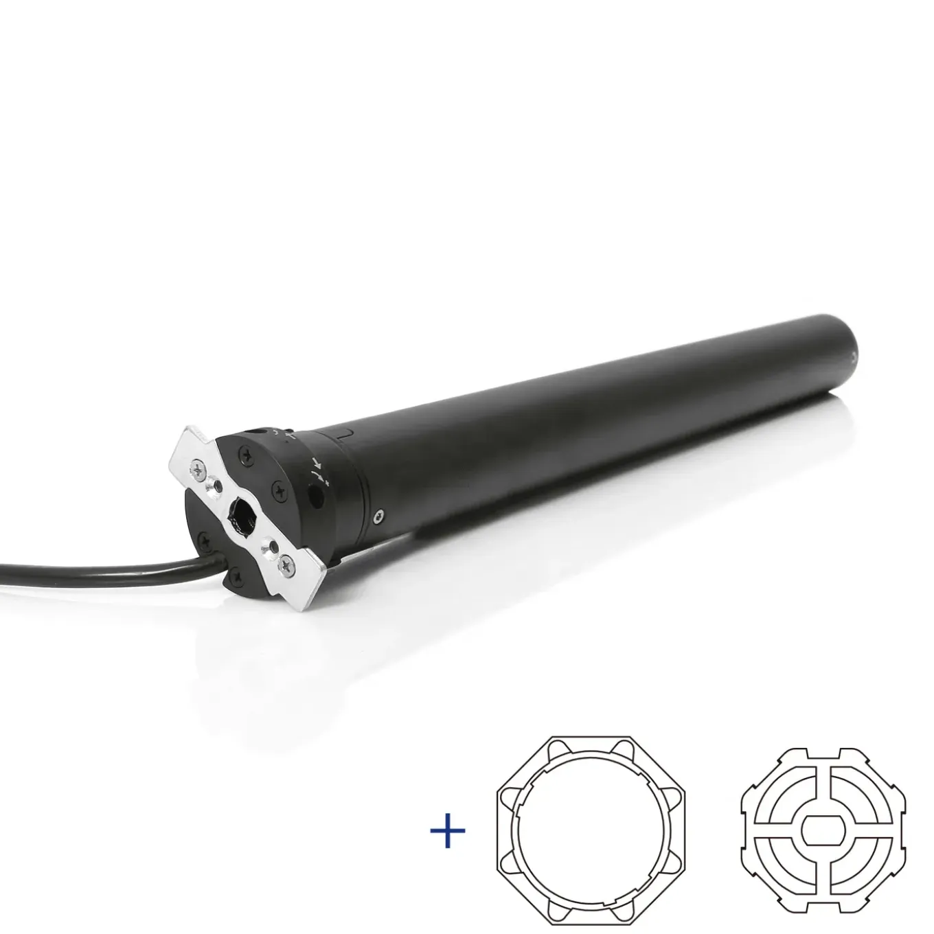 Avosdim – Bekabelde Rolluikmotor – Diam.45 Mm – 10 Nm – Met Adapters Voor Octo 60 As