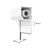 Avosdim Rolluik Elektrisch Bedraad Somfy Aluminium Wit B120 X H120 Cm Inkortbaar