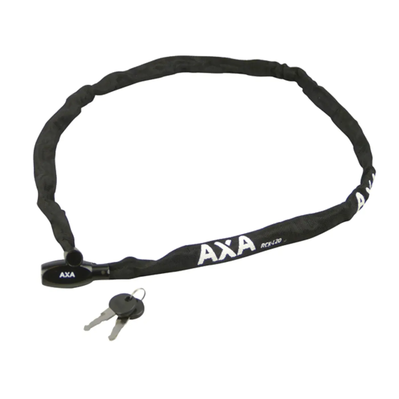 AXA kettingslot Rigid 120cm Ø3,5mm Zwart