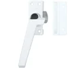 Axa - Raamsluiting - Model 3308 - Aluminium Wit - Afsluitbaar Met Knop - Ls