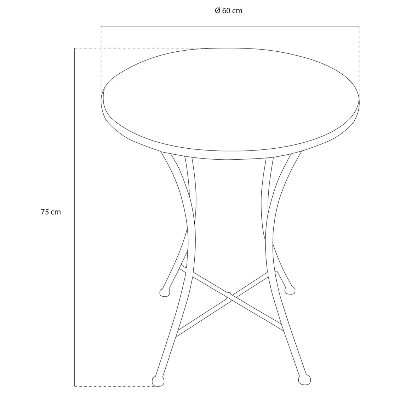 AXI Amélie Bistroset Met Tafel En 2 Stoelen - Delfts Blauw Mozaïek