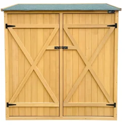 Axi Casper Opbergkast - Bruin 149 X 78 X 164 Cm - Hout