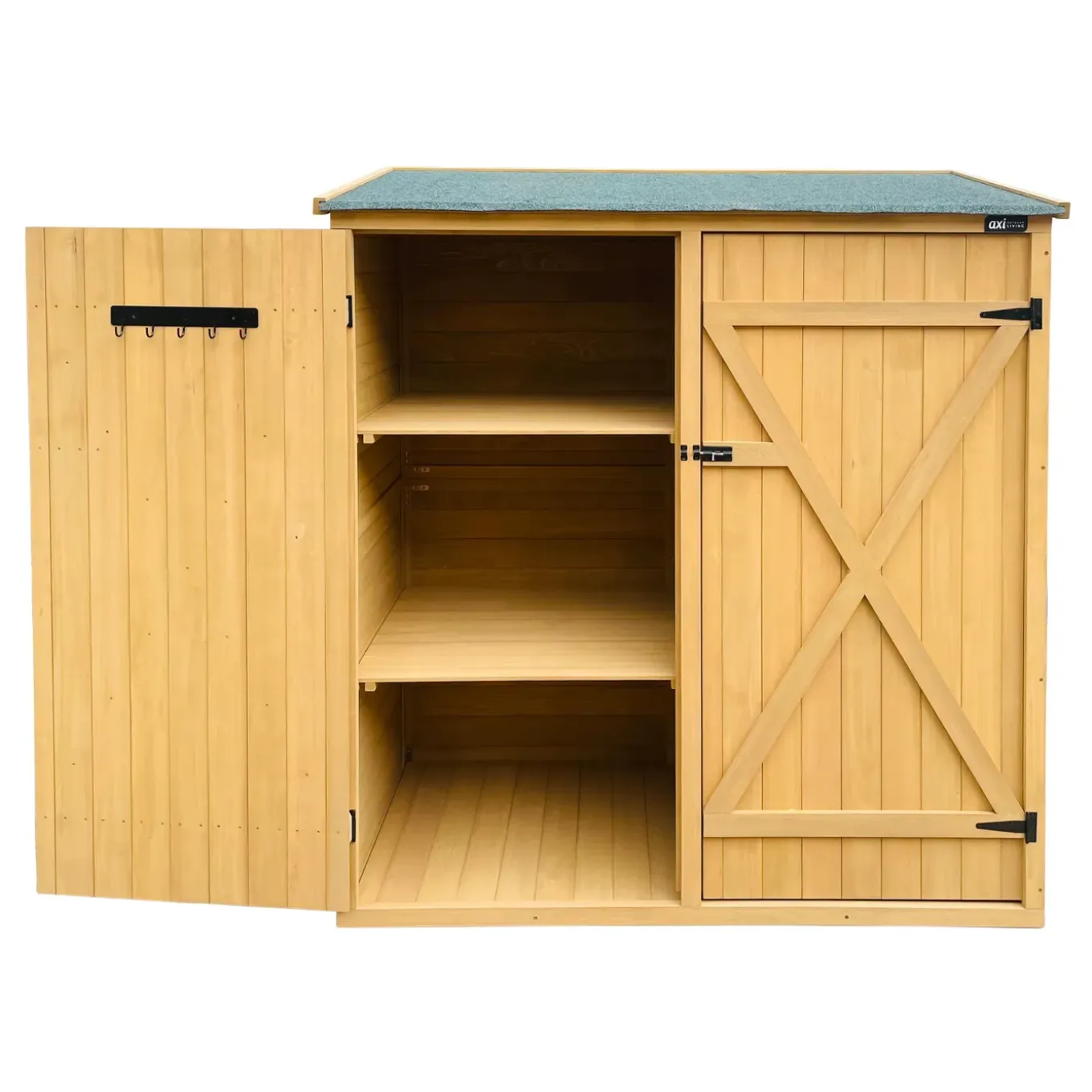 Axi Casper Opbergkast - Bruin 149 X 78 X 164 Cm - Hout