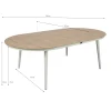 AXI Chay Tuinset Van Polywood - Houtlook - Met 8 Beige Stoelen