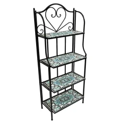 Axi Cleo Metalen Plantenrek Met Mozaïek Multikleur - 4 Niveaus