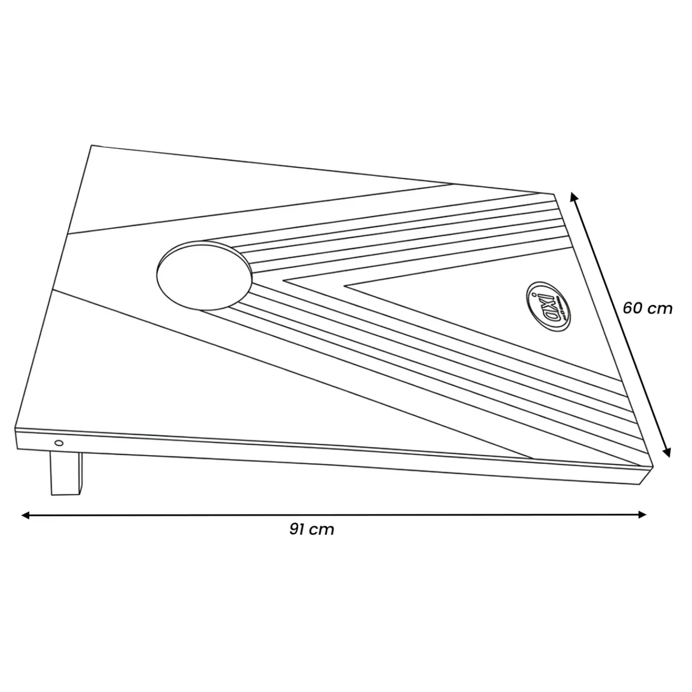 AXI Cornhole Set Plus - 2 Borden - 91x60 Cm