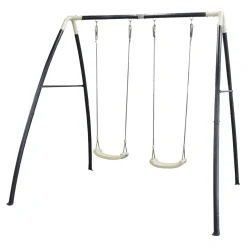 AXI Dubbele Schommel 210x210x217 Cm Metaal Grijs