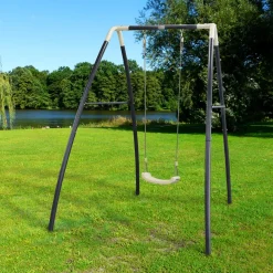 Axi Enkele Schommel 210x140x217cm Metaal Grijs