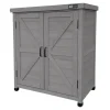 Axi Felix Opbergkast Van Hout - Grijs - 80 X 45 X 93 Cm