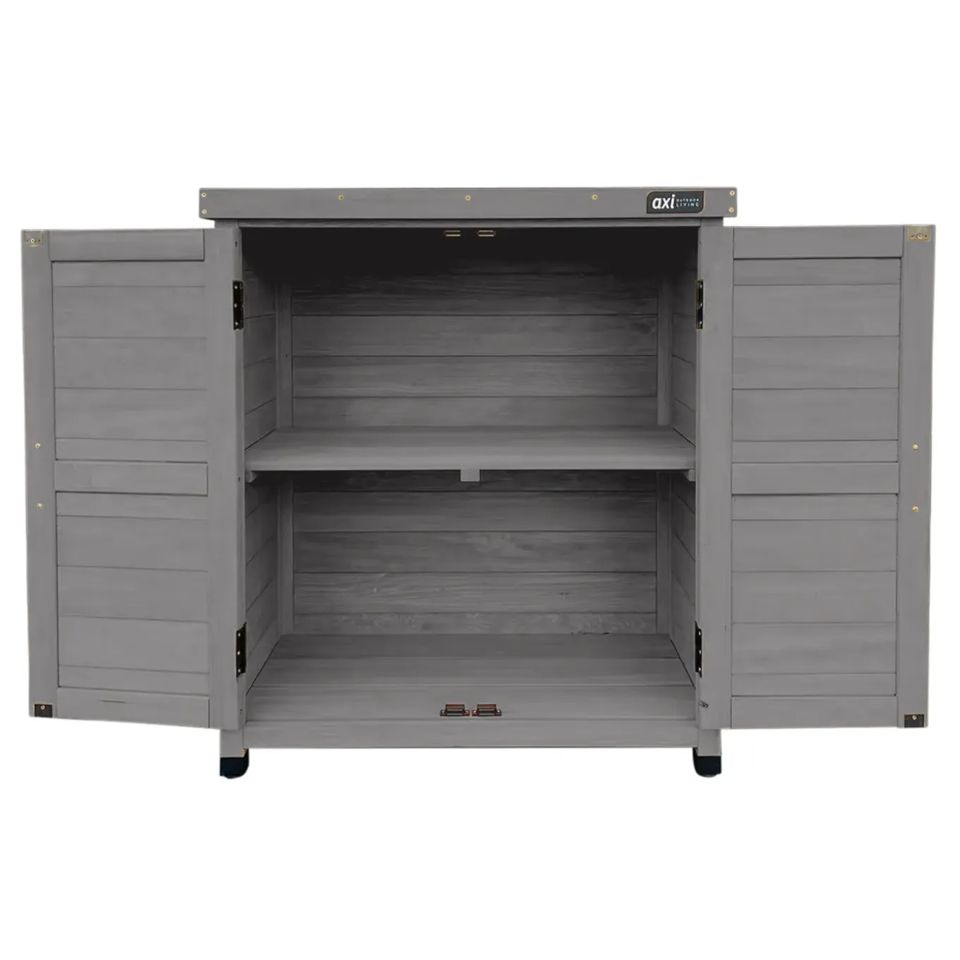 Axi Felix Opbergkast Van Hout - Grijs - 80 X 45 X 93 Cm