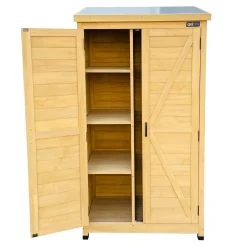 Axi Hugo Opbergkast Van Hout - Bruin - 85 X 52 X 174 Cm