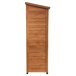 AXI Hugo Opbergkast Van Hout - Koffiebruin - 85 X 52 X 174 Cm