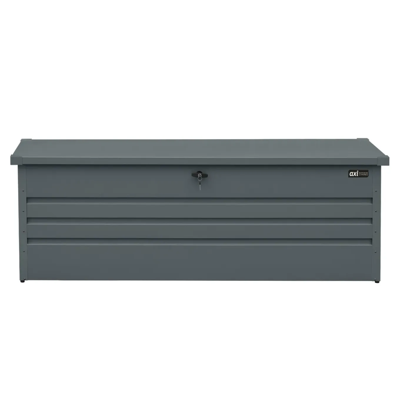 Axi Miles Metalen Opbergbox - 1000 - Antraciet - 185 X 82 X 75 Cm.