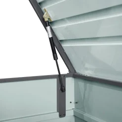 Axi Miles Metalen Opbergbox - 1000 - Antraciet - 185 X 82 X 75 Cm.