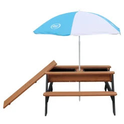 Axi Nick Zand & Water Picknicktafel 95x97x48cm Hout Antraciet