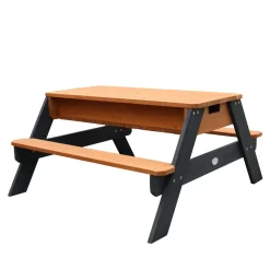 Axi Nick Zand & Water Picknicktafel 95x97x48cm Hout Antraciet