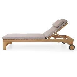 Axi Rama Ligbed Van Teak Hout Met Kussen