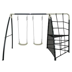 Axi Schommel Set 287x191x190 Cm Met Frame Van Metaal Grijs